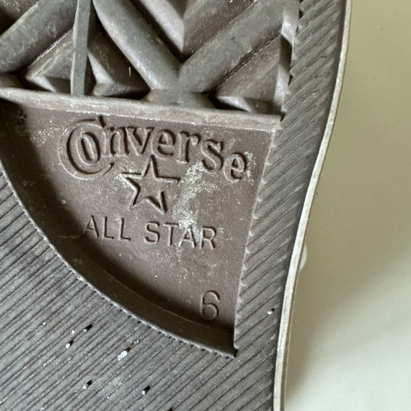 Custom Design white platform converse - Picture 12 of 13